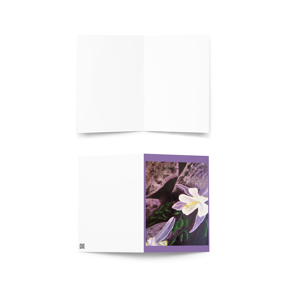 Miniatura: Hidden Crevices 1 Greeting card