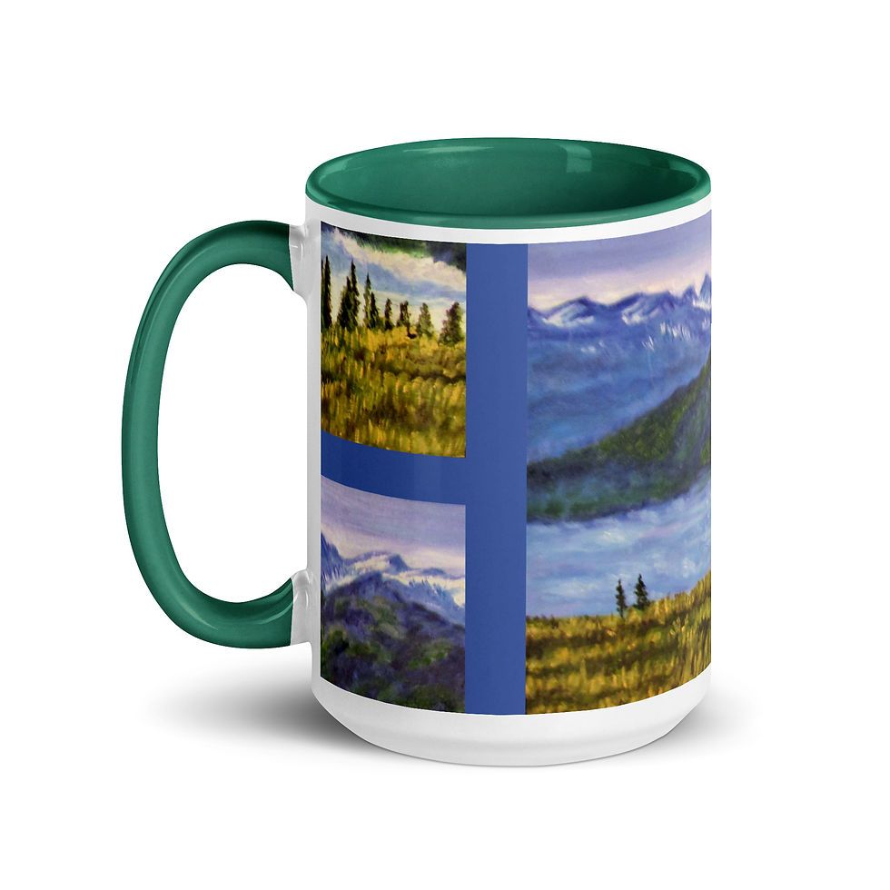 Miniatura: A River Runs through It Mug with Color Inside