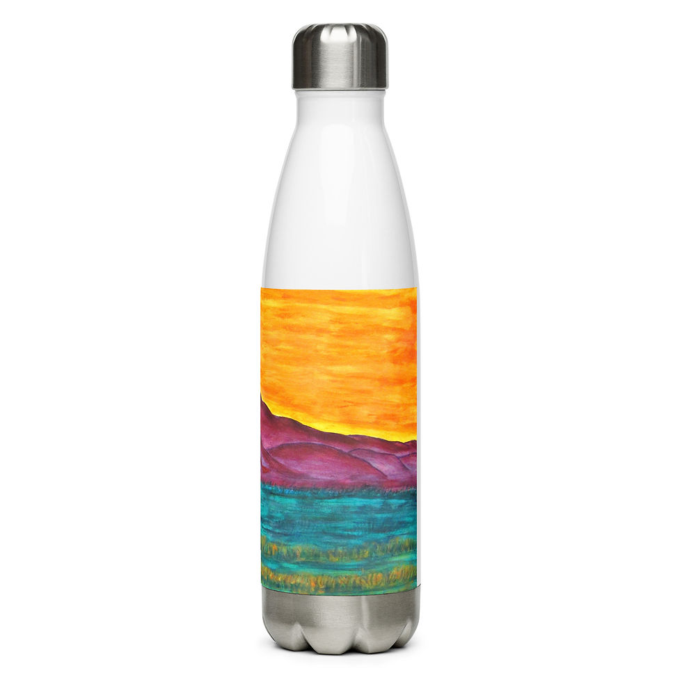 Thumbnail: Laramie Peak Sunset Stainless steel water bottle