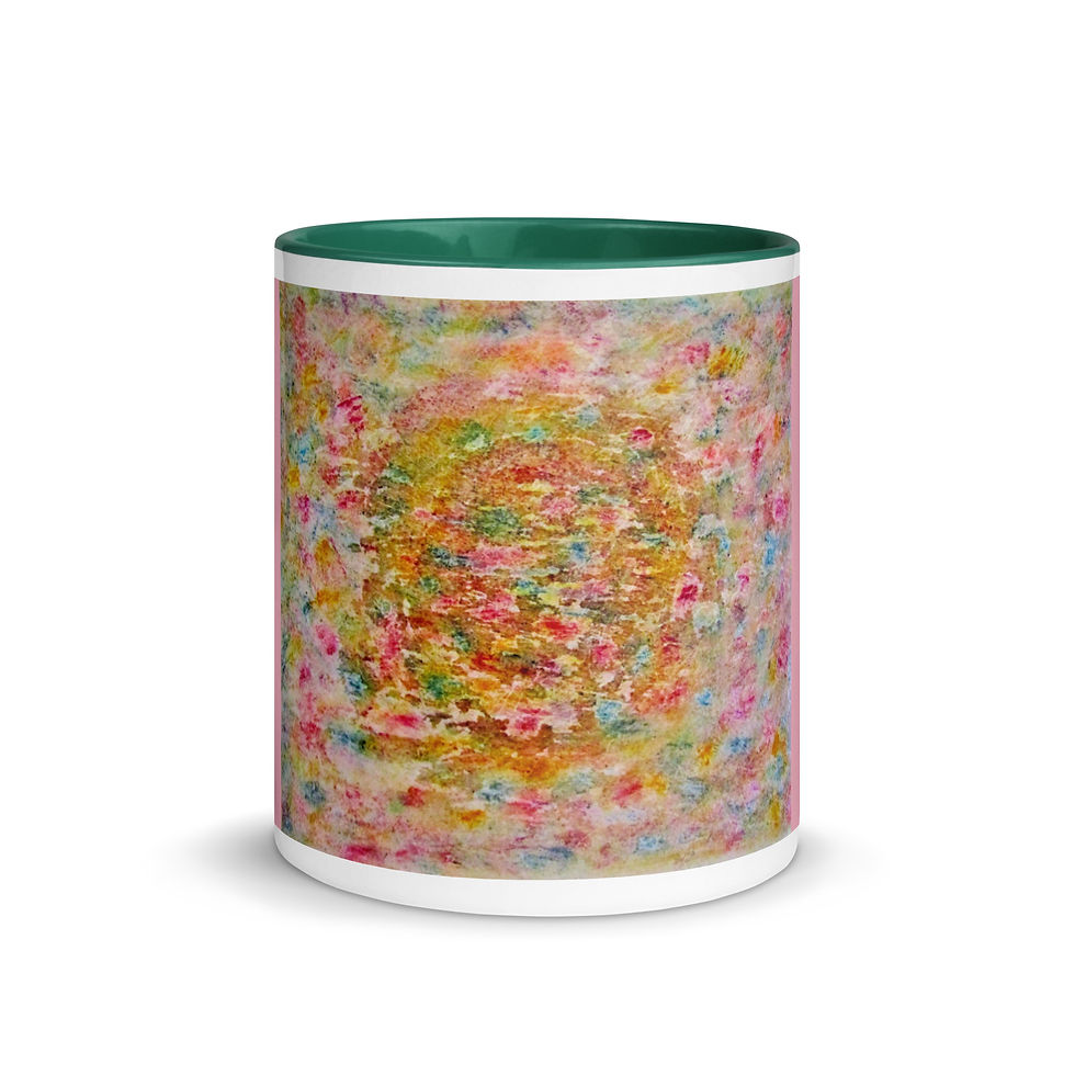 Thumbnail: Floral Transcendence Mug with Color Inside