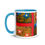 Miniatura: Forget Me Not Stars 2 Mug with Color Inside