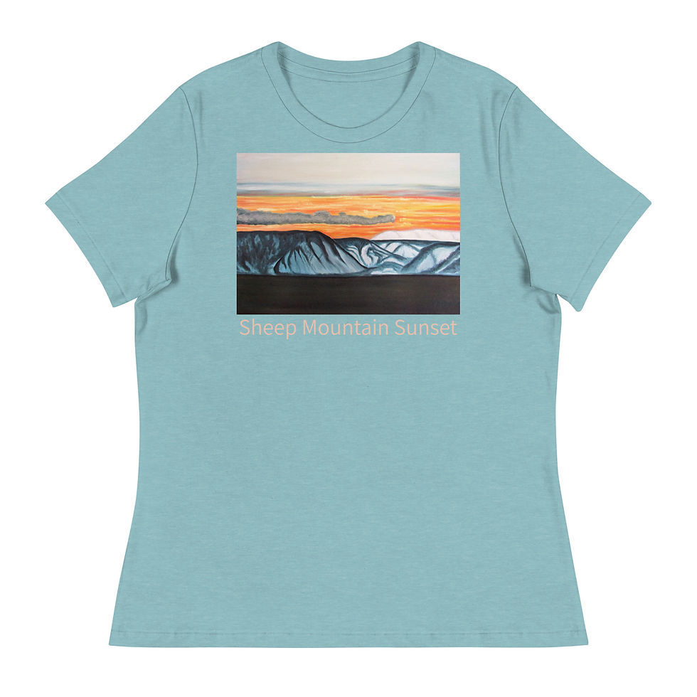Thumbnail: Sheep Mountain Sunset Women's Relaxed T-Shirt