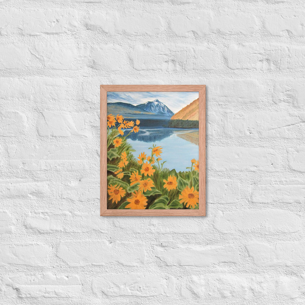 Thumbnail: Sunflower Serendipity Framed poster
