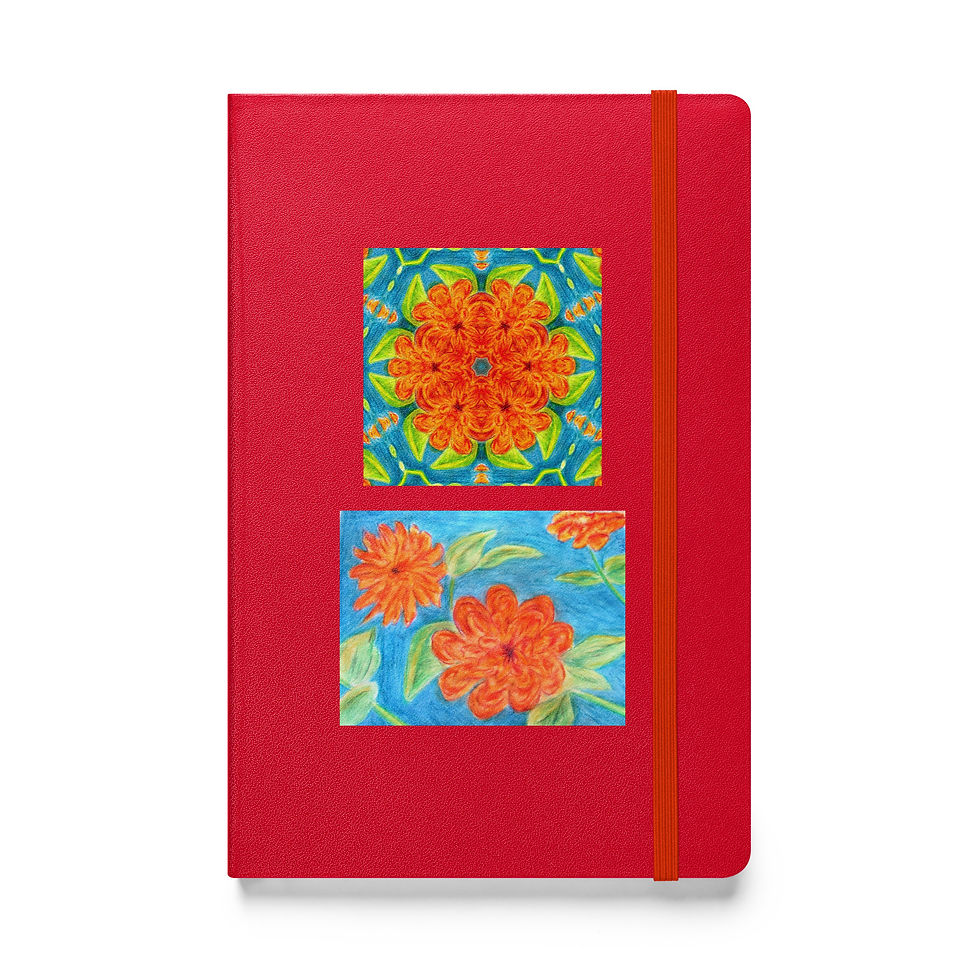 Thumbnail: Orange Radiance Hardcover bound notebook