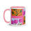Miniatura: Floral Fantasy Mug with Color Inside