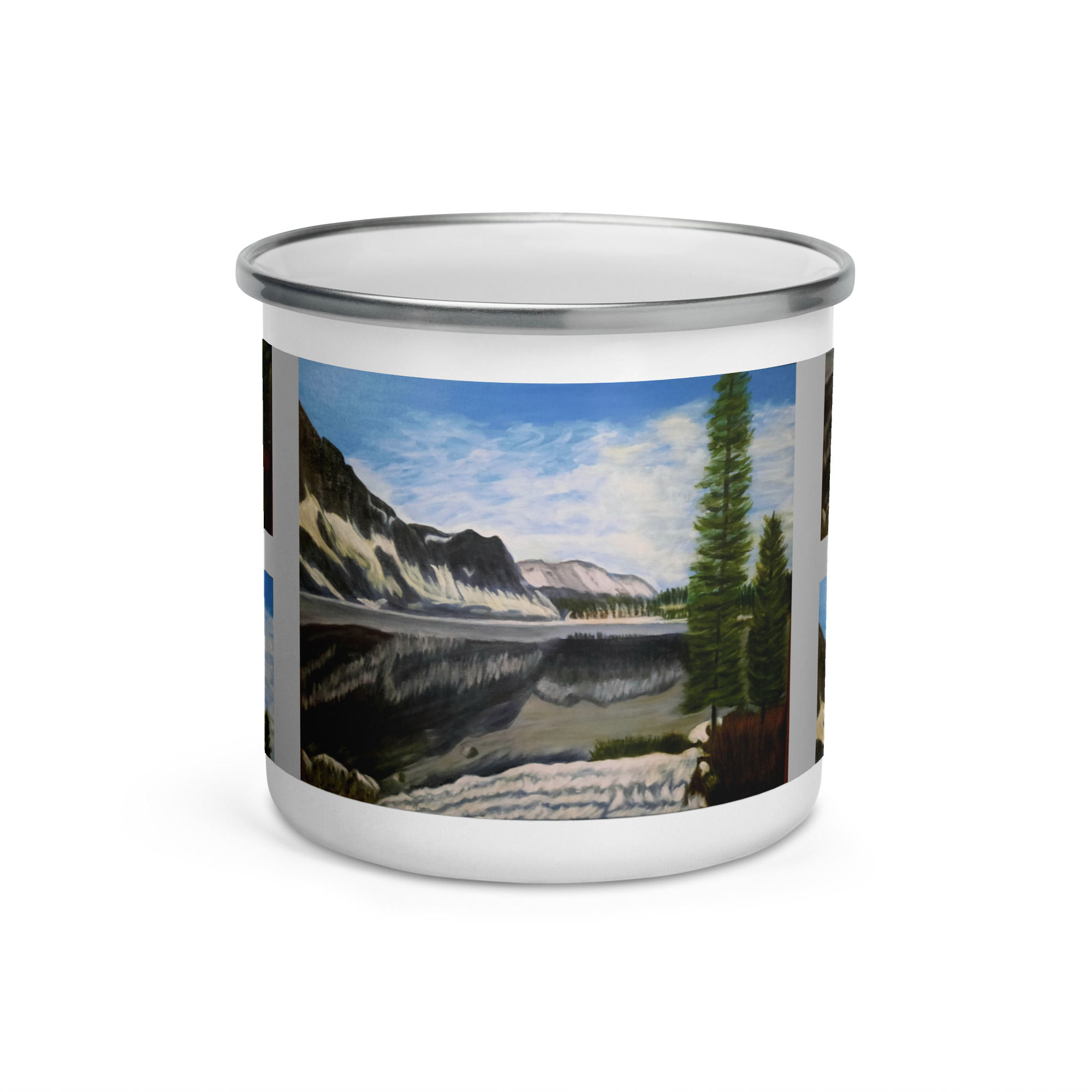 Lovely Lake Marie Enamel Mug