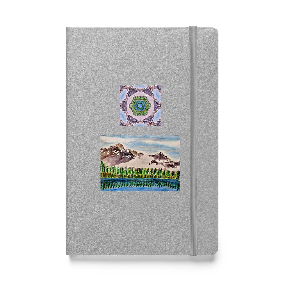 Miniatura: Alpine Majesty Hardcover bound notebook
