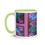 Thumbnail: Diamonds and Roses Mug with Color Inside