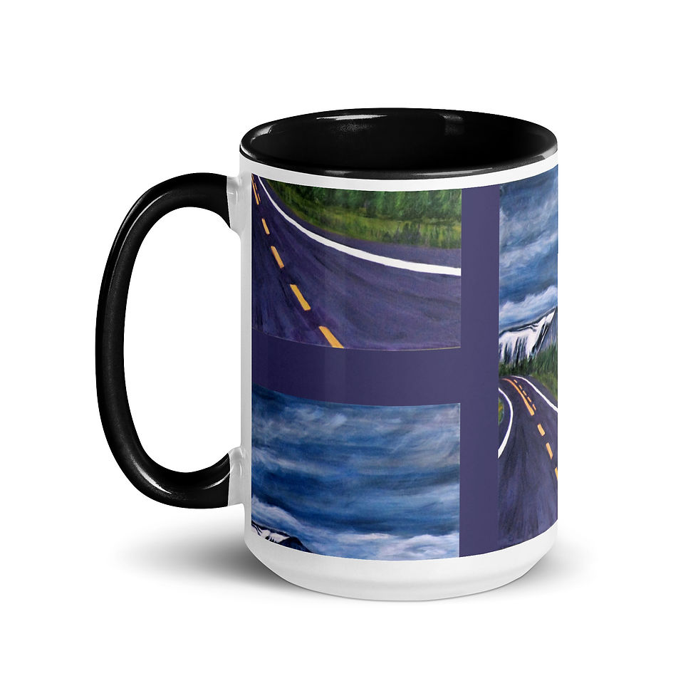 Thumbnail: The Road Taken Mug with Color Inside