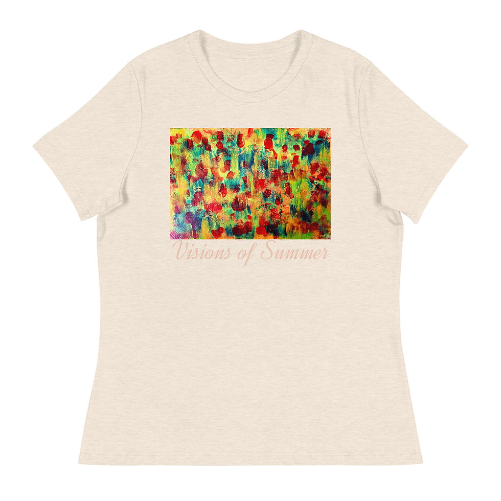 Miniatura: Visions of Summer Women's Relaxed T-Shirt
