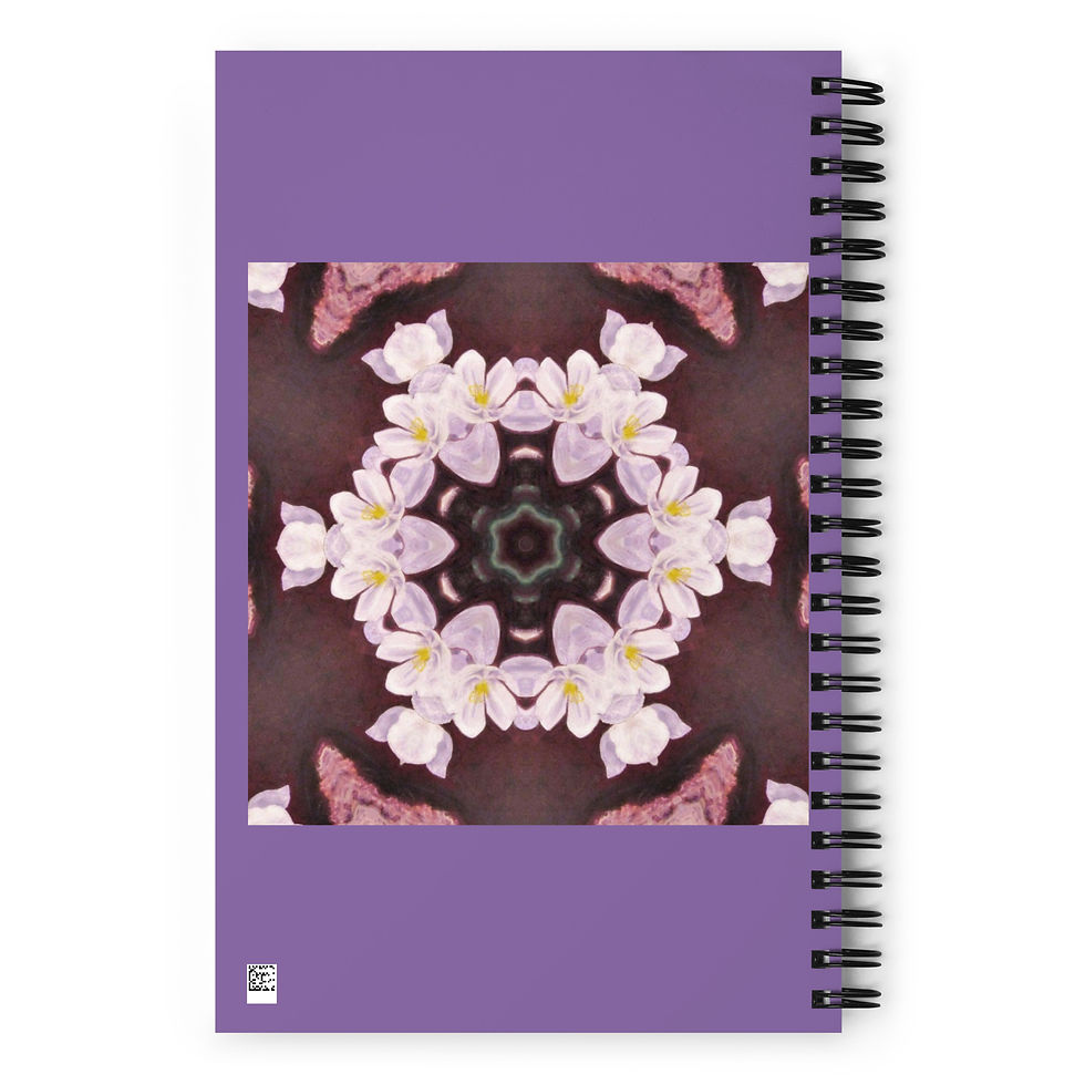 Miniatura: Hidden Crevices 1  Spiral notebook