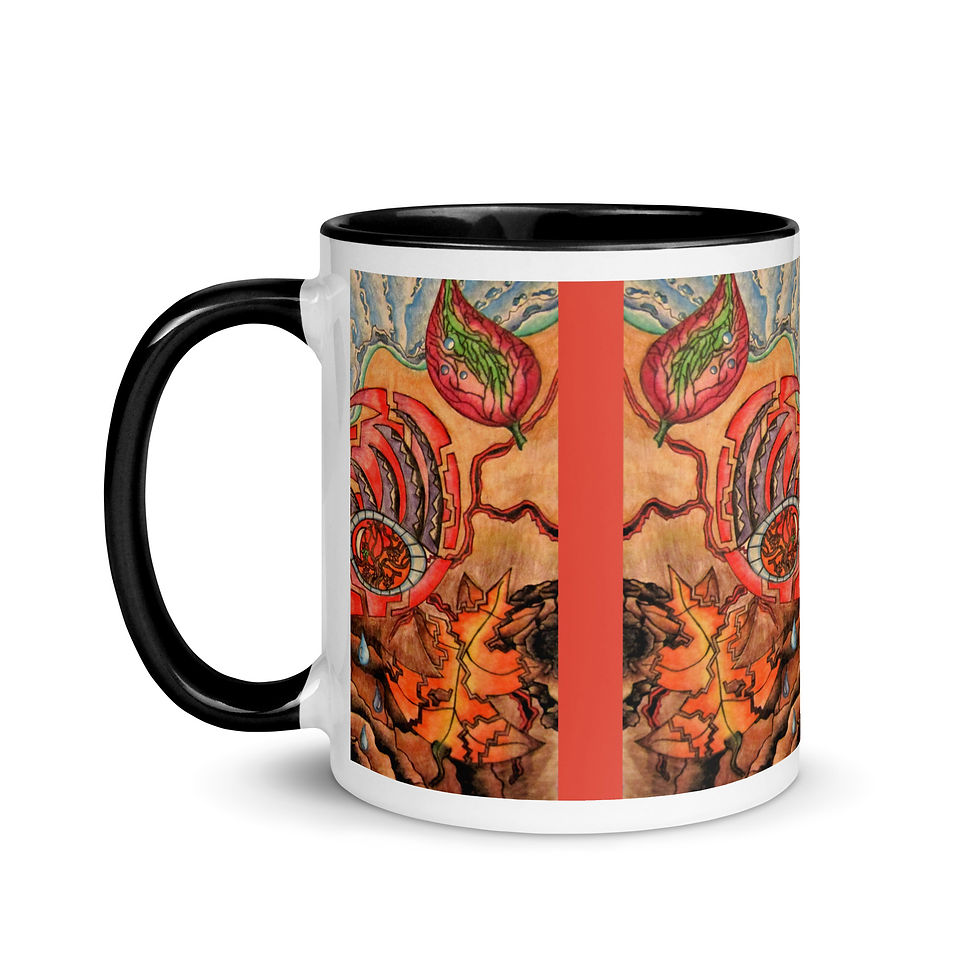 Miniatura: Whirlpool Tide Mug with Color Inside