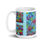 Miniatura: Hidden Patterns 2 White glossy mug
