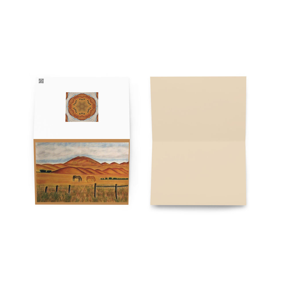 Miniatura: Cowboy Country Greeting card