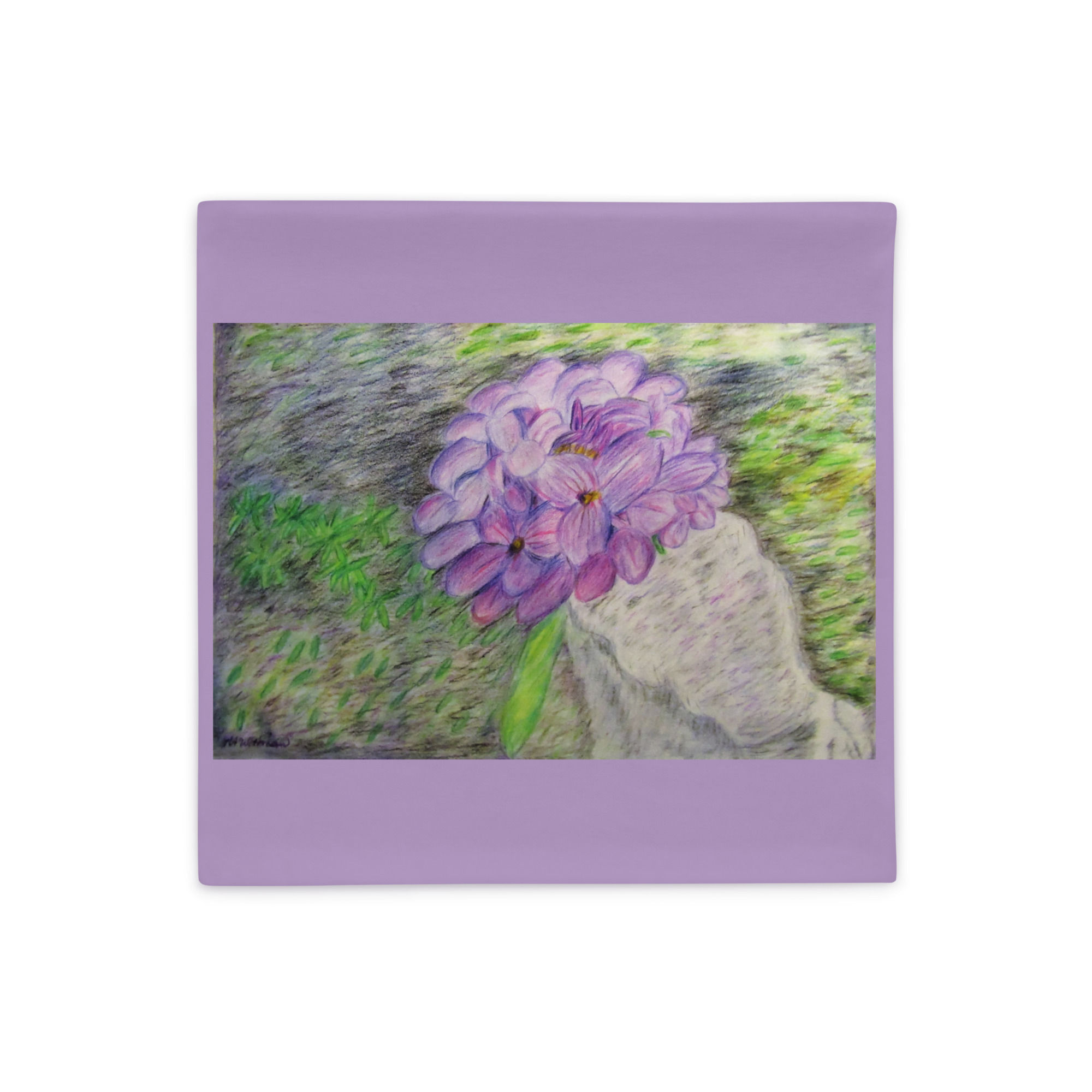 Lavender to Purple Pillow Case