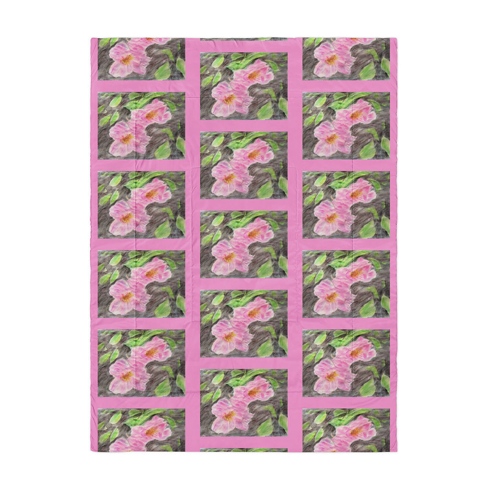 Miniatura: Wild Prairie Roses Comforter