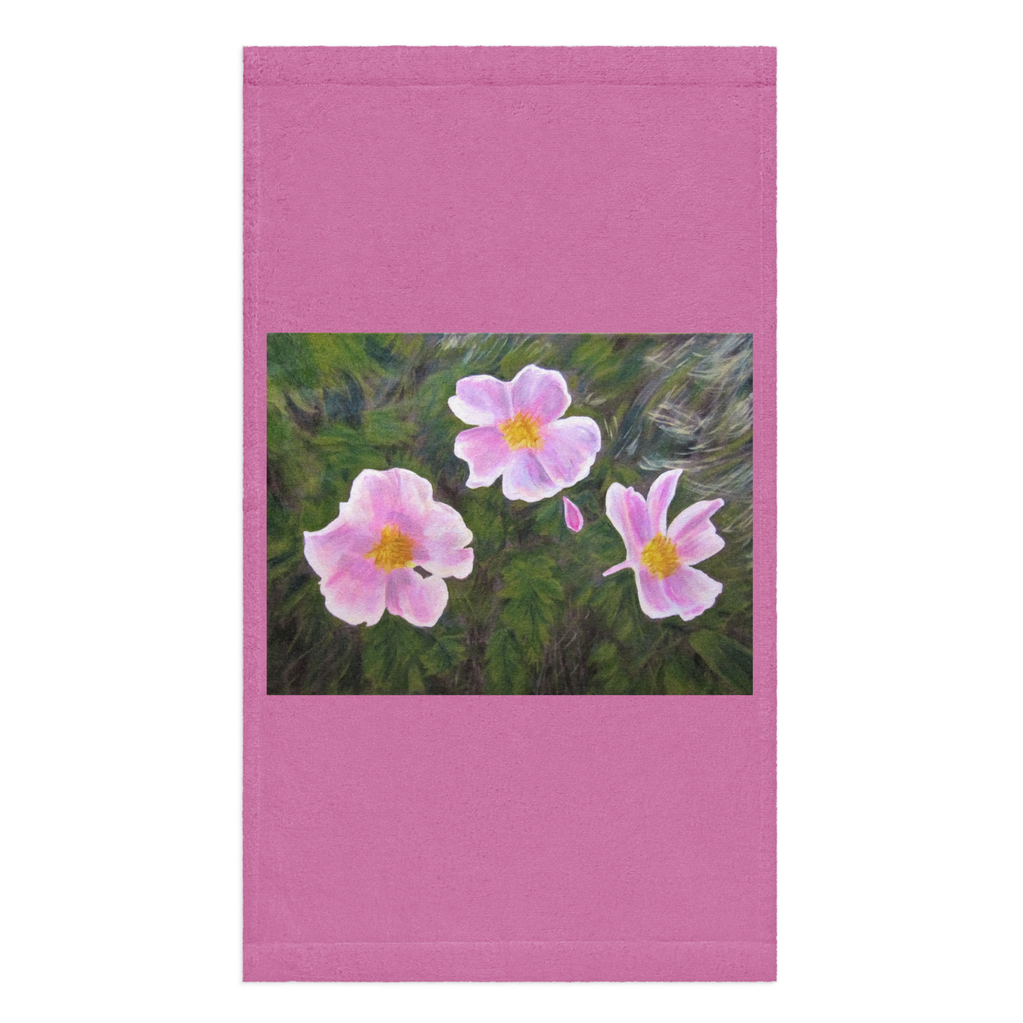 Wyoming Wild Roses Hand towel