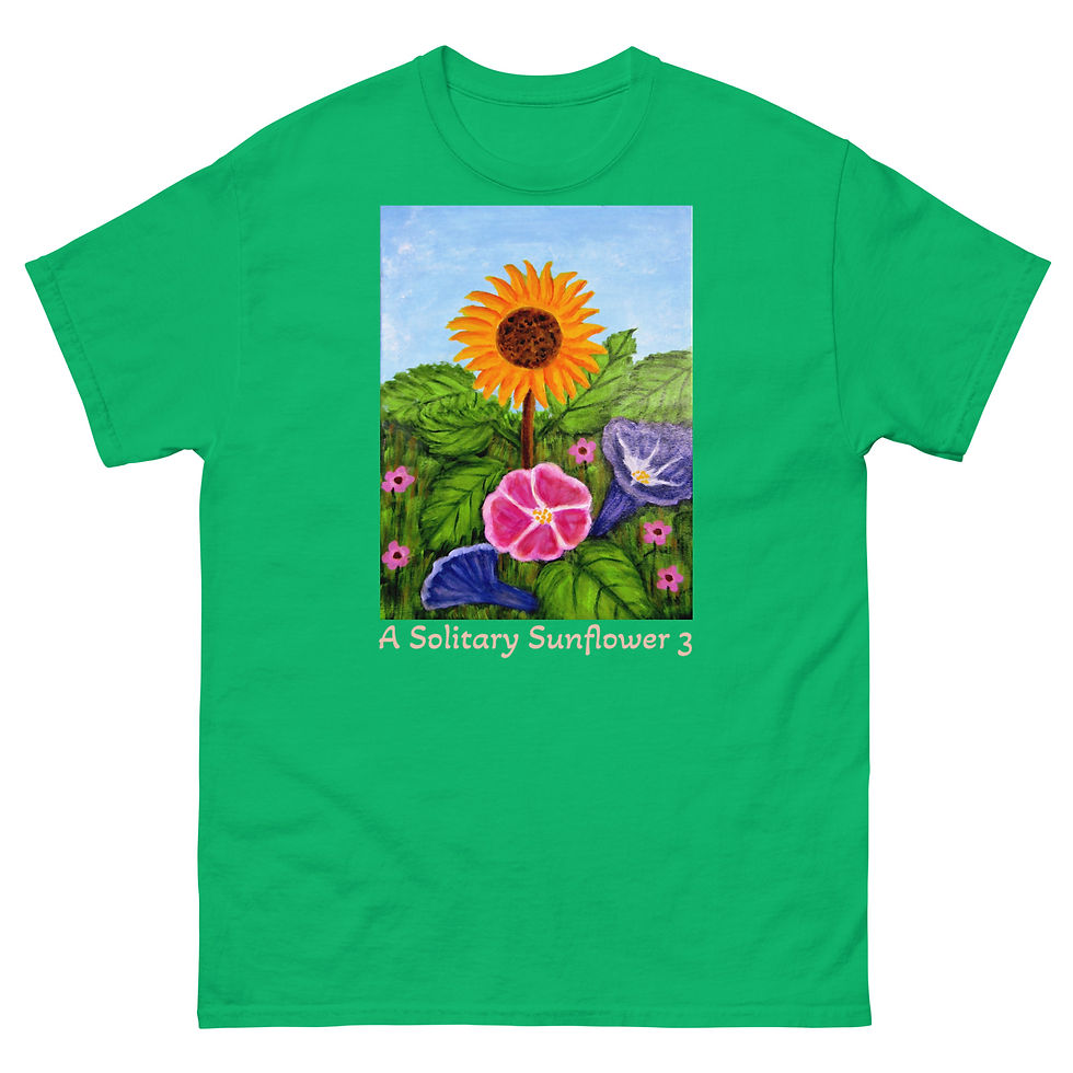 Miniatura: A Solitary Sunflower 3 Unisex classic tee