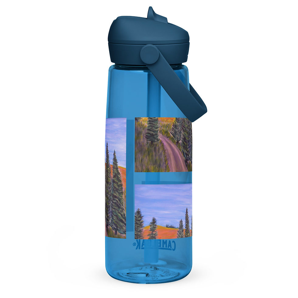 Thumbnail: Broadmouth Canyon Gold Flip straw water bottle
