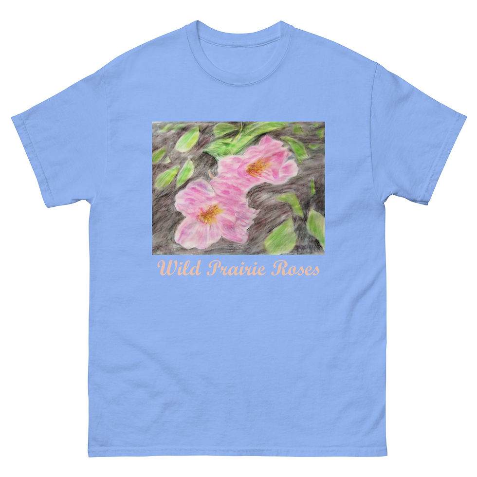 Miniatura: Wild Prairie Roses Unisex classic tee