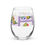 Miniatura: Rainbow Radiance Stemless wine glass