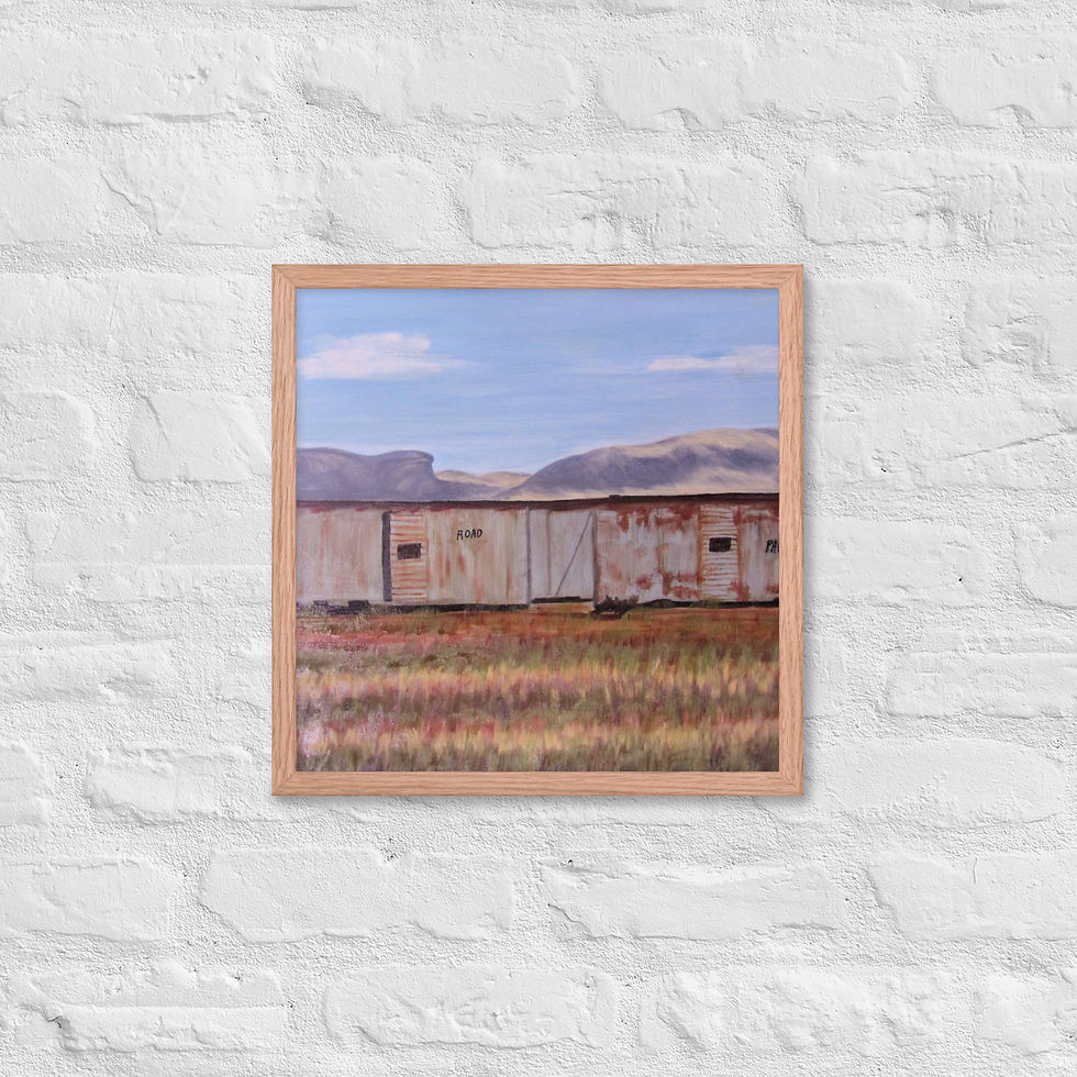 Miniatura: Wyoming Artifacts 1 Framed poster