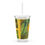 Thumbnail: A Solitary Sunflower 4 Clear plastic tumbler