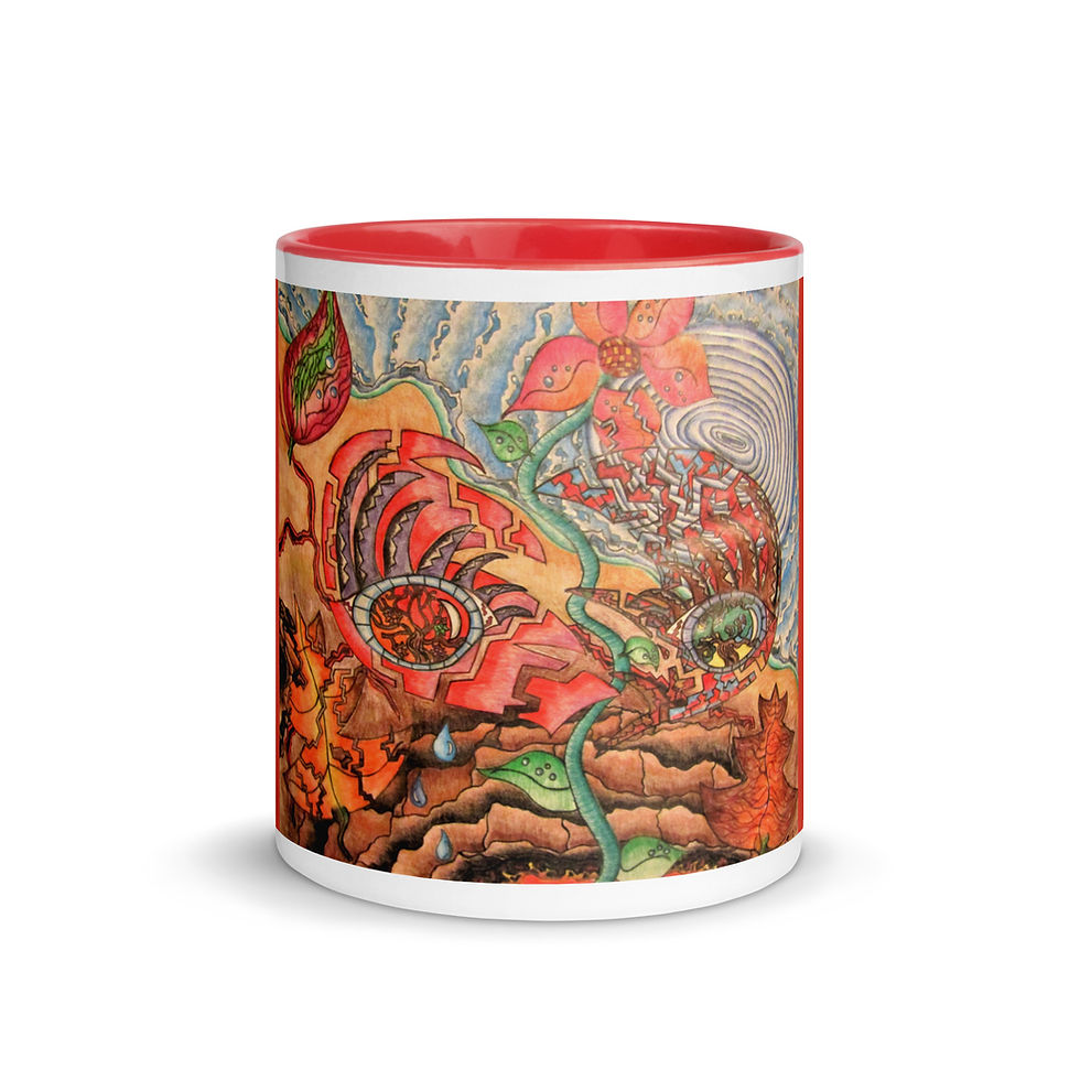 Miniatura: Whirlpool Tide Mug with Color Inside