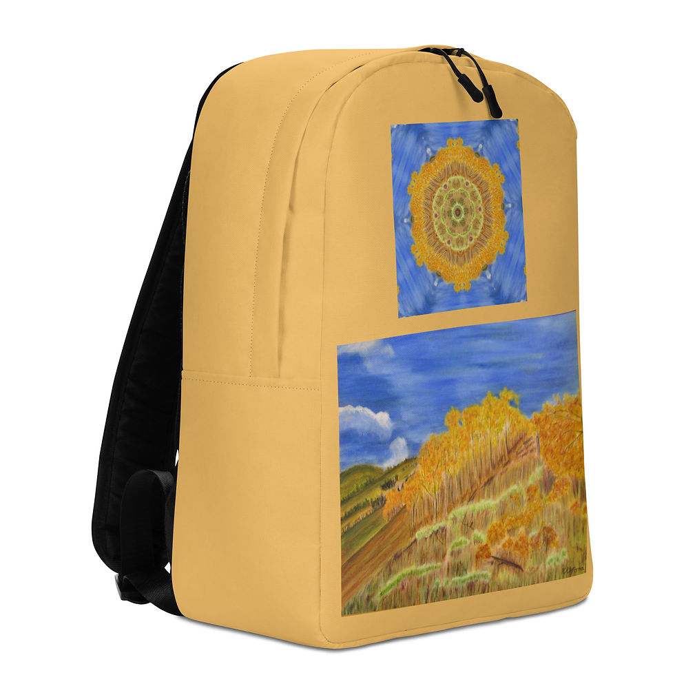 Miniatura: Silence Is Golden Minimalist Backpack