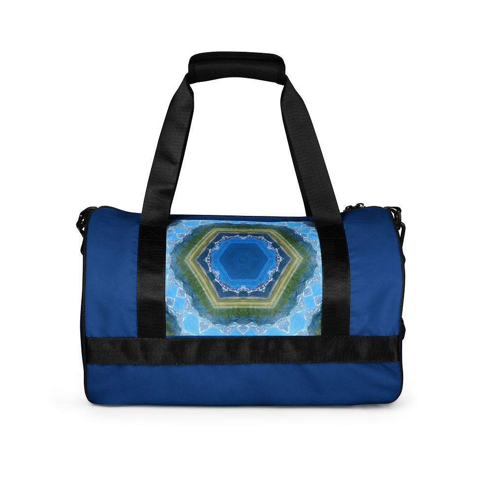Thumbnail: Radiant Reflections All-over print gym bag