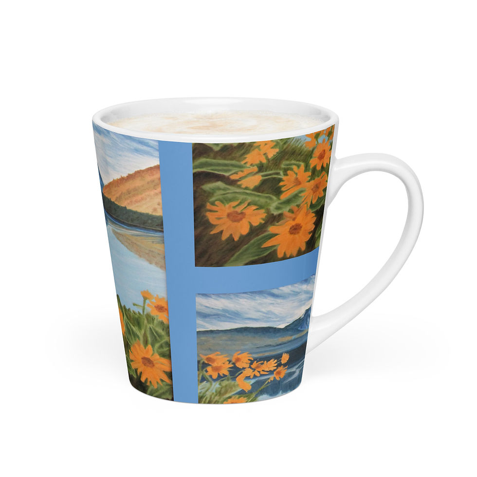Thumbnail: Sunflower Serendipity Latte mug