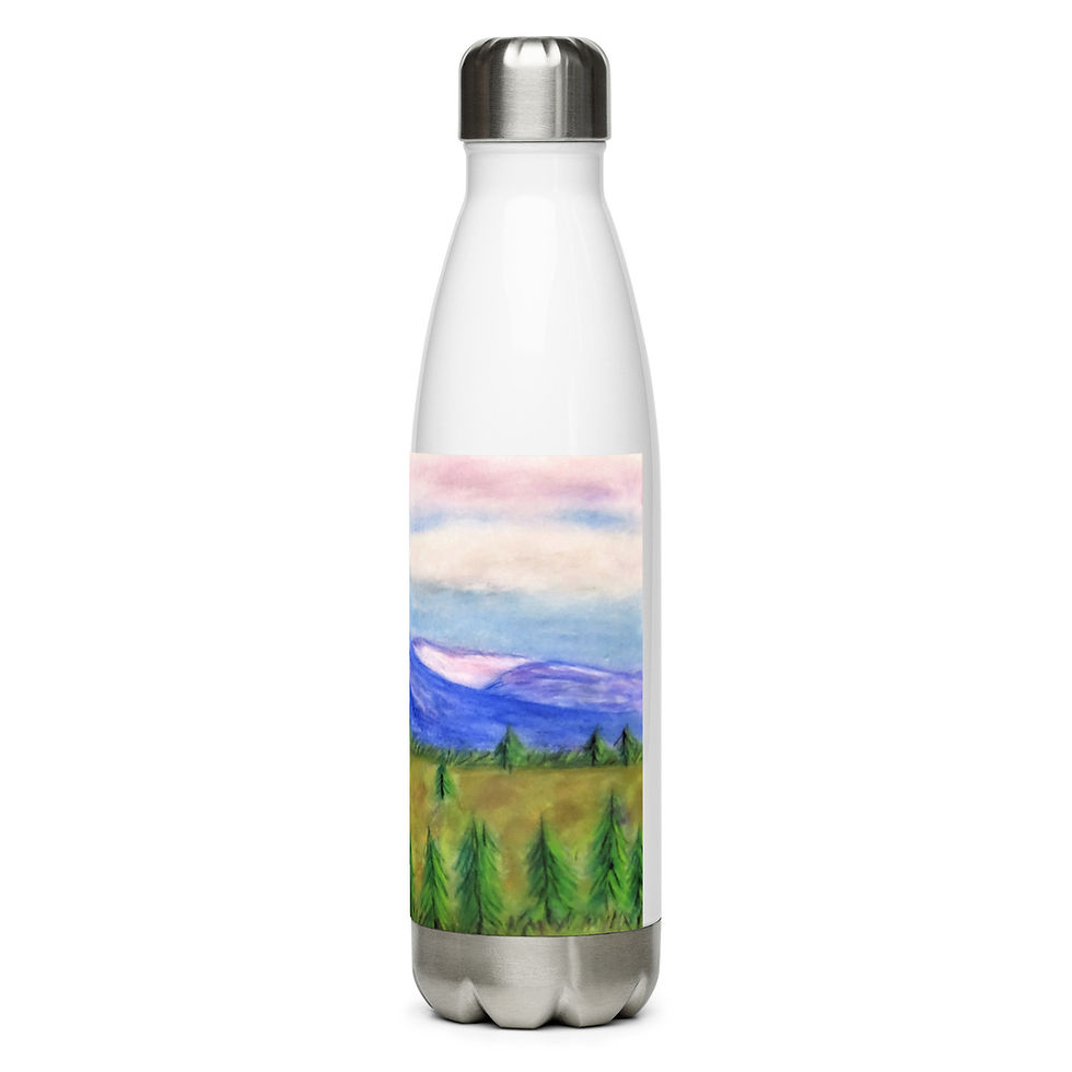 Thumbnail: Laramie Peak Lavender Stainless Steel Water Bottle