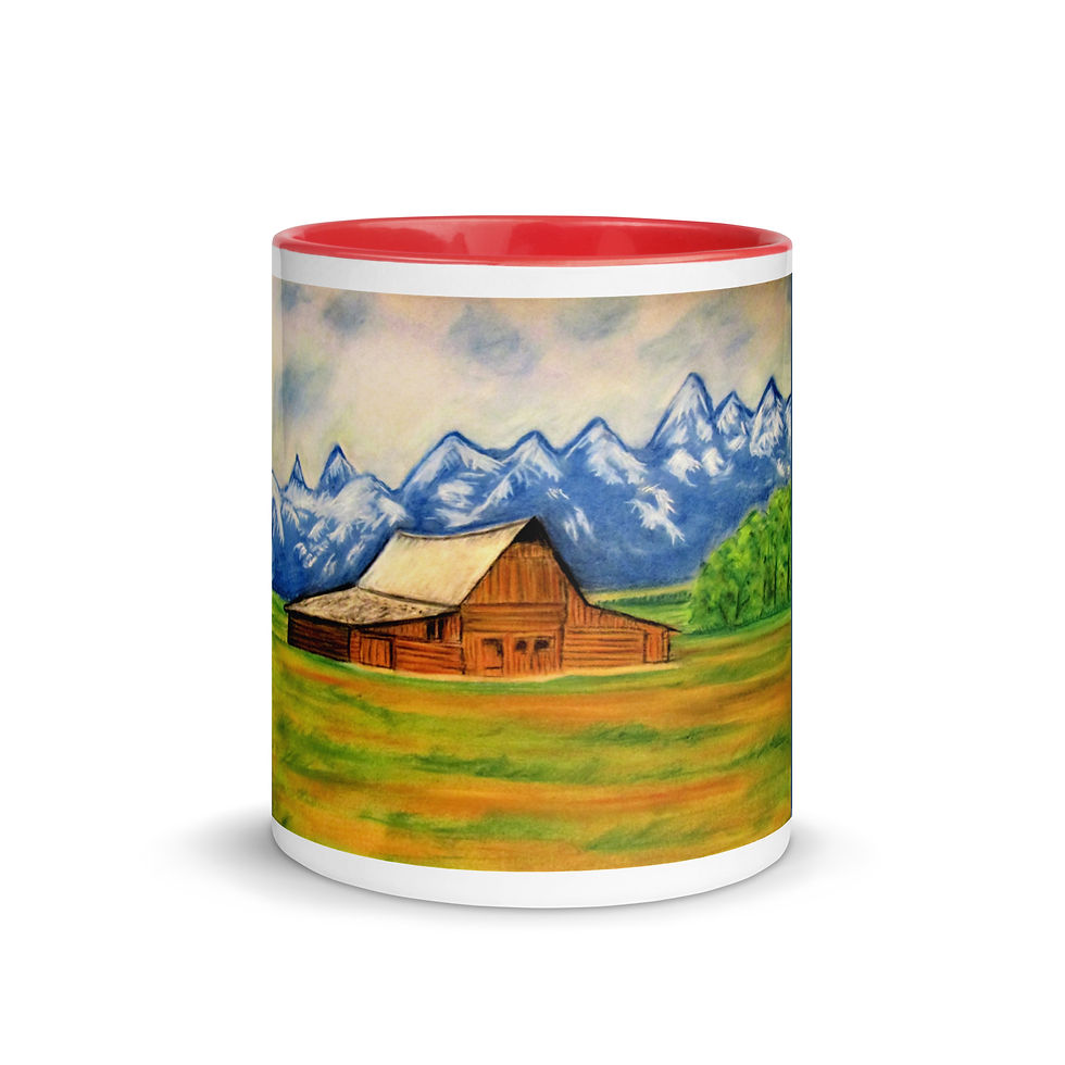Miniatura: A Simpler Way of Life Mug with Color Inside