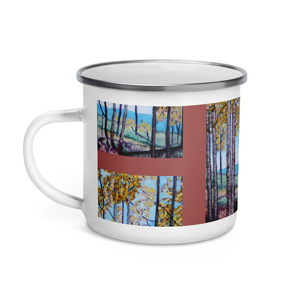 Thumbnail: Sheep Mountain Retreat 1 Enamel Mug