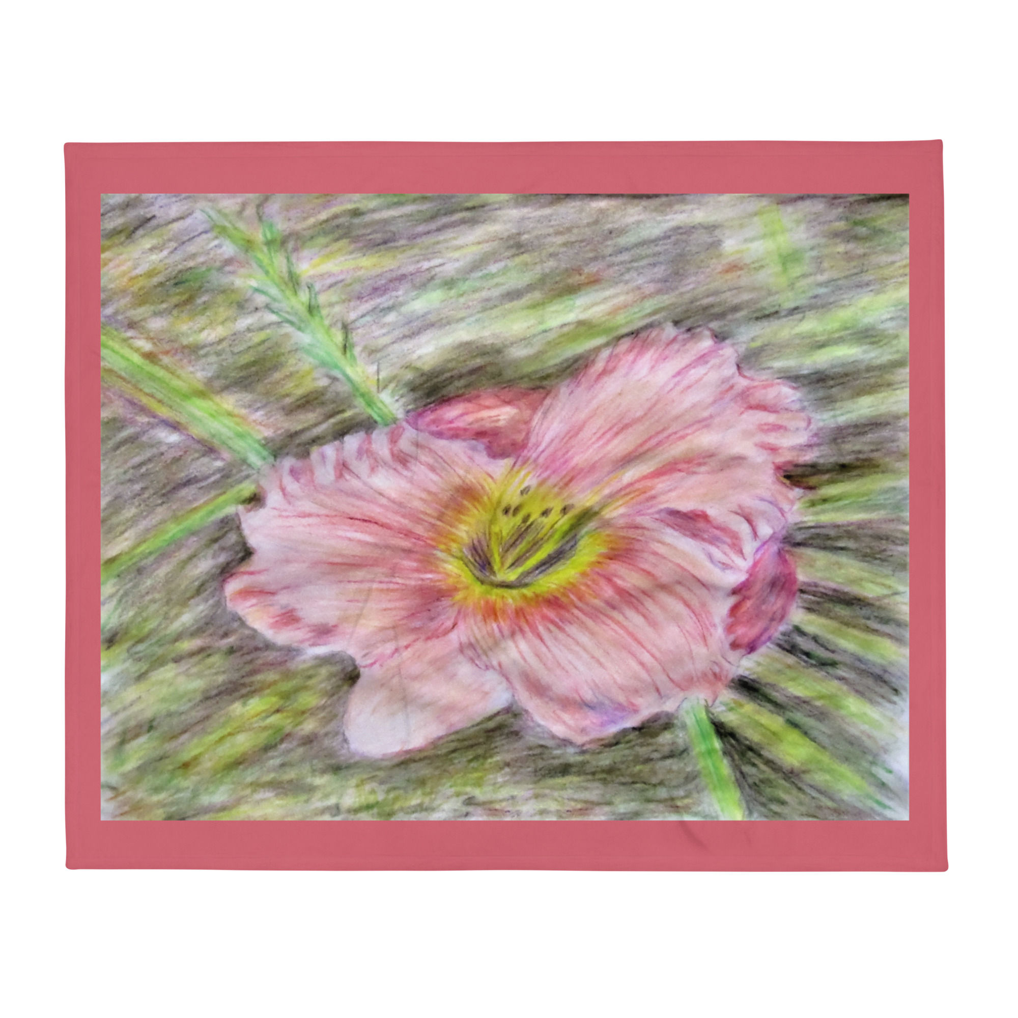 Daylily Delight Throw Blanket