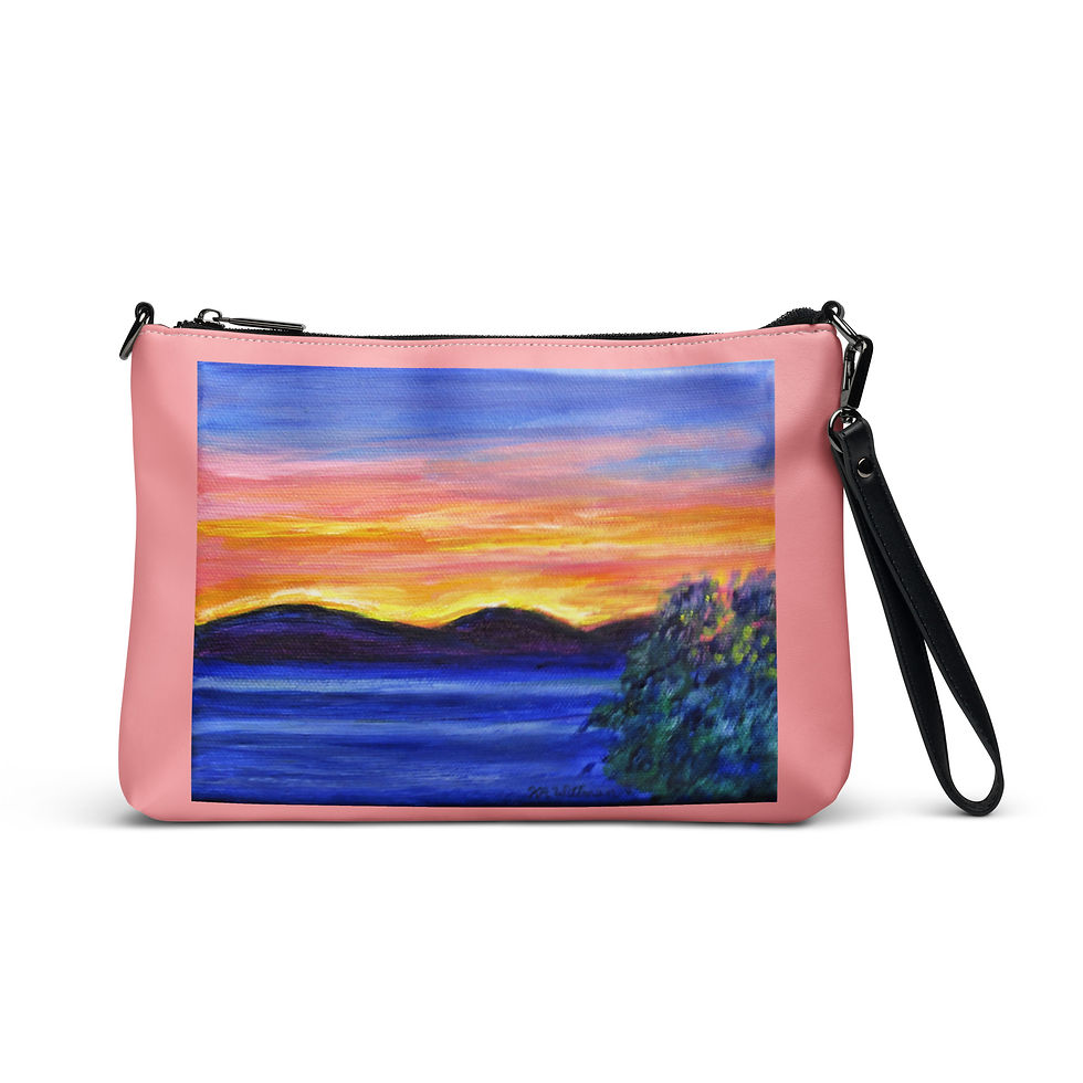 Thumbnail: Sunset over Snowy Range Crossbody bag