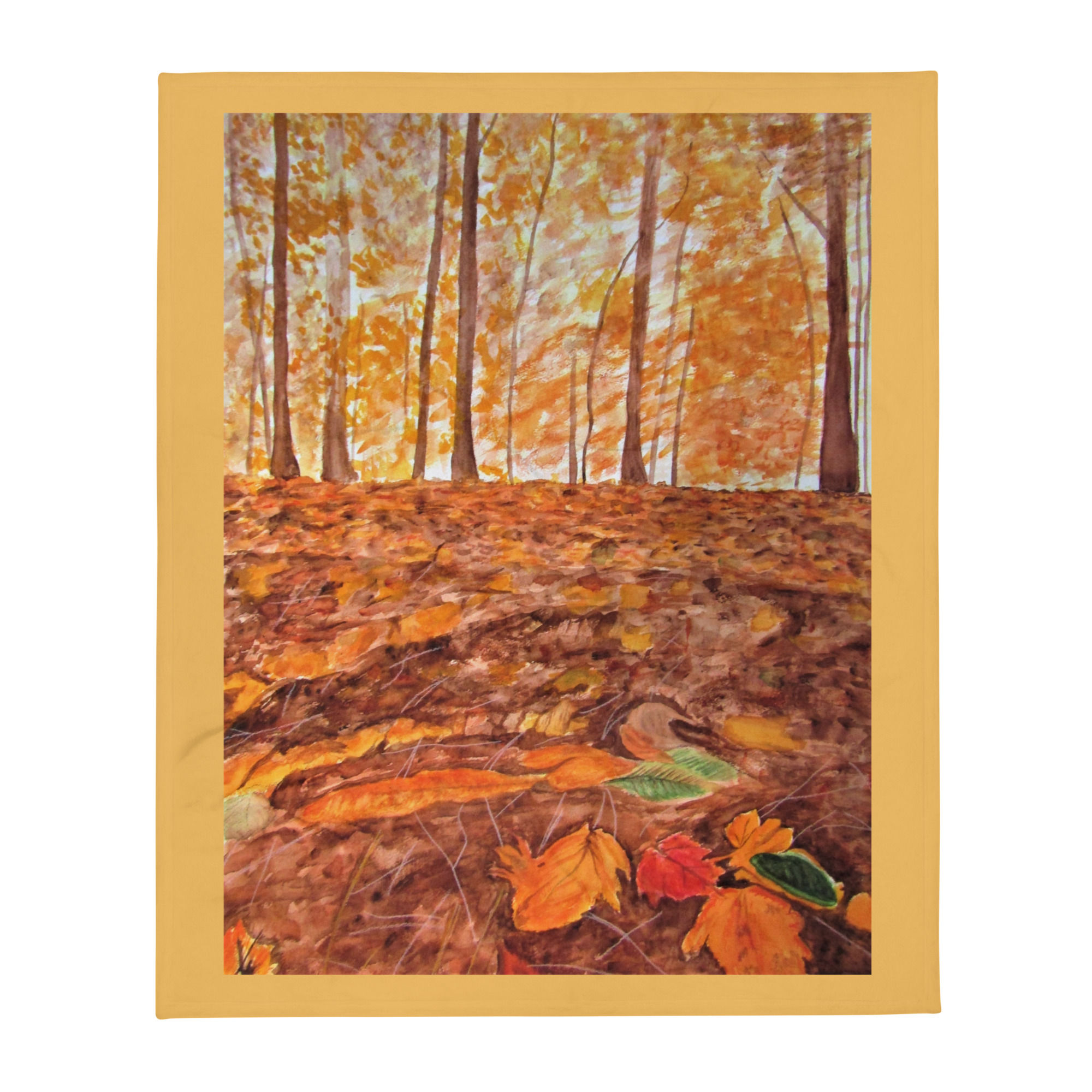 Autumn Mosaic Throw Blanket