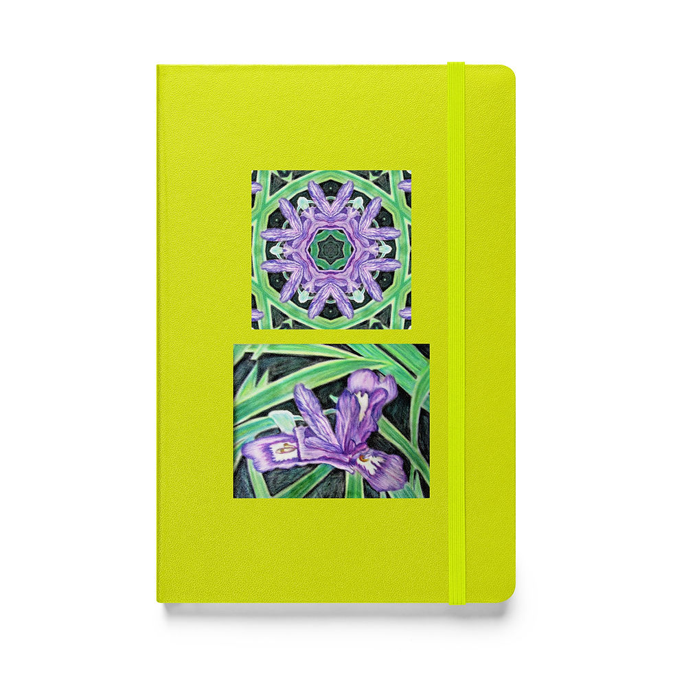 Miniatura: Purple Radiance Hardcover bound notebook