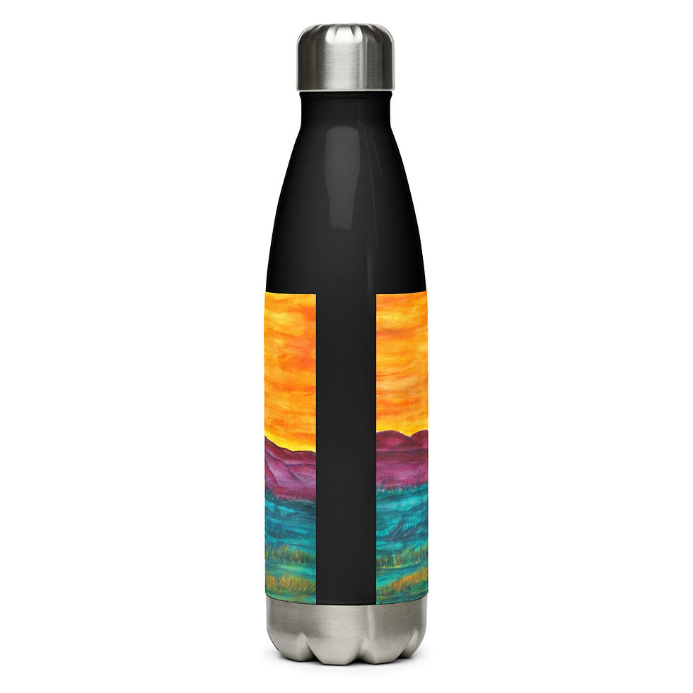 Thumbnail: Laramie Peak Sunset Stainless steel water bottle