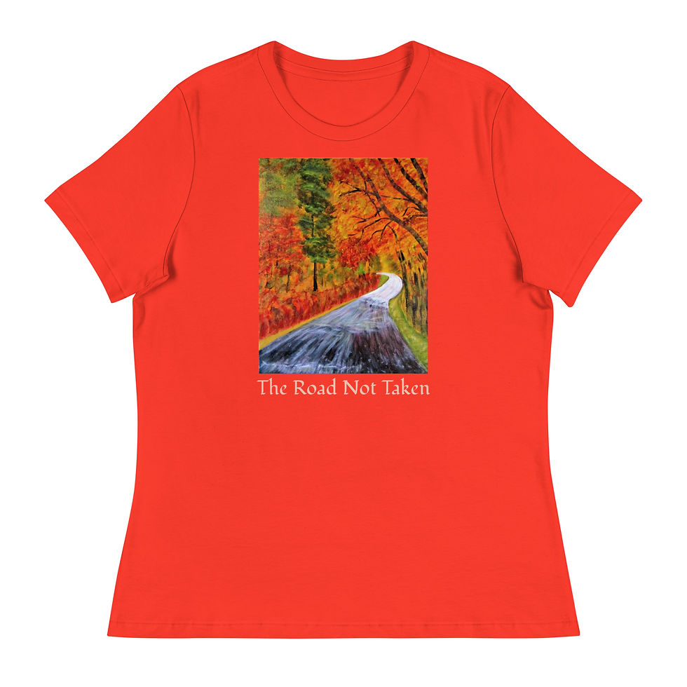 Thumbnail: The Road Not Taken Women's Relaxed T-Shirt