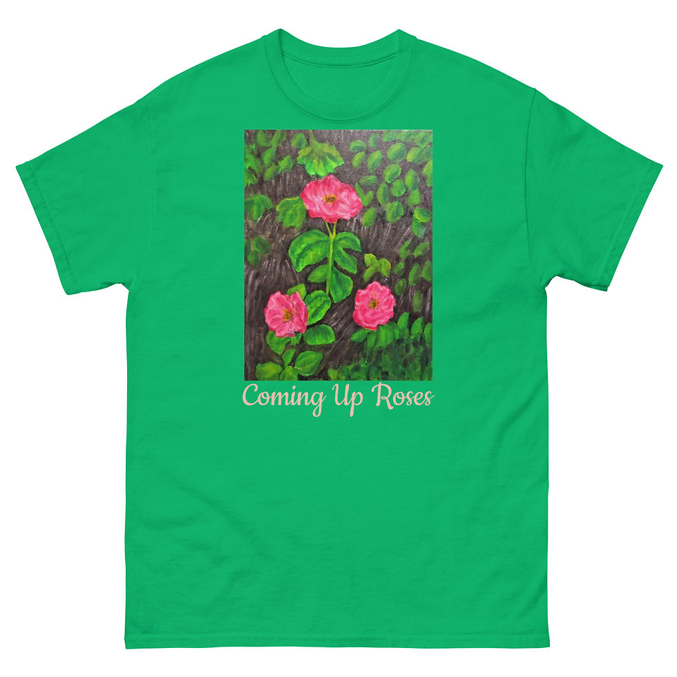 Miniatura: Coming Up Roses Unisex classic tee
