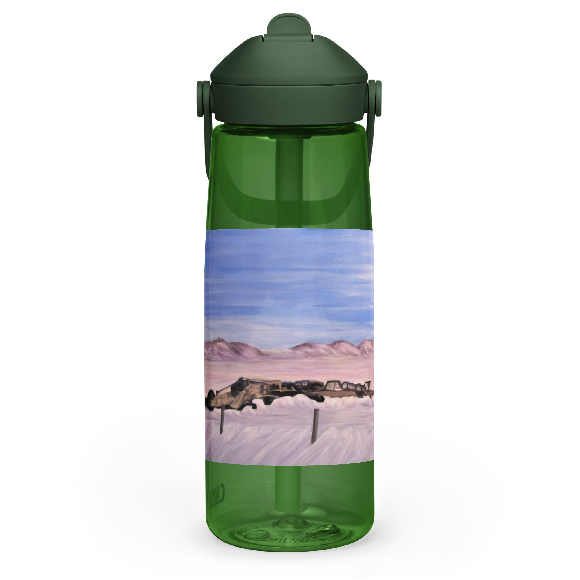 Wyoming Artifacts 2 Flip straw water bottle