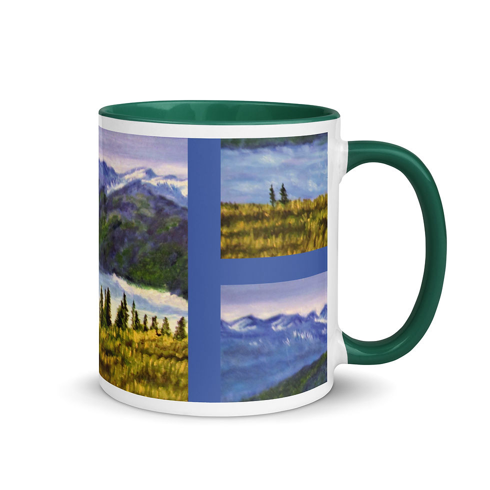 Miniatura: A River Runs through It Mug with Color Inside
