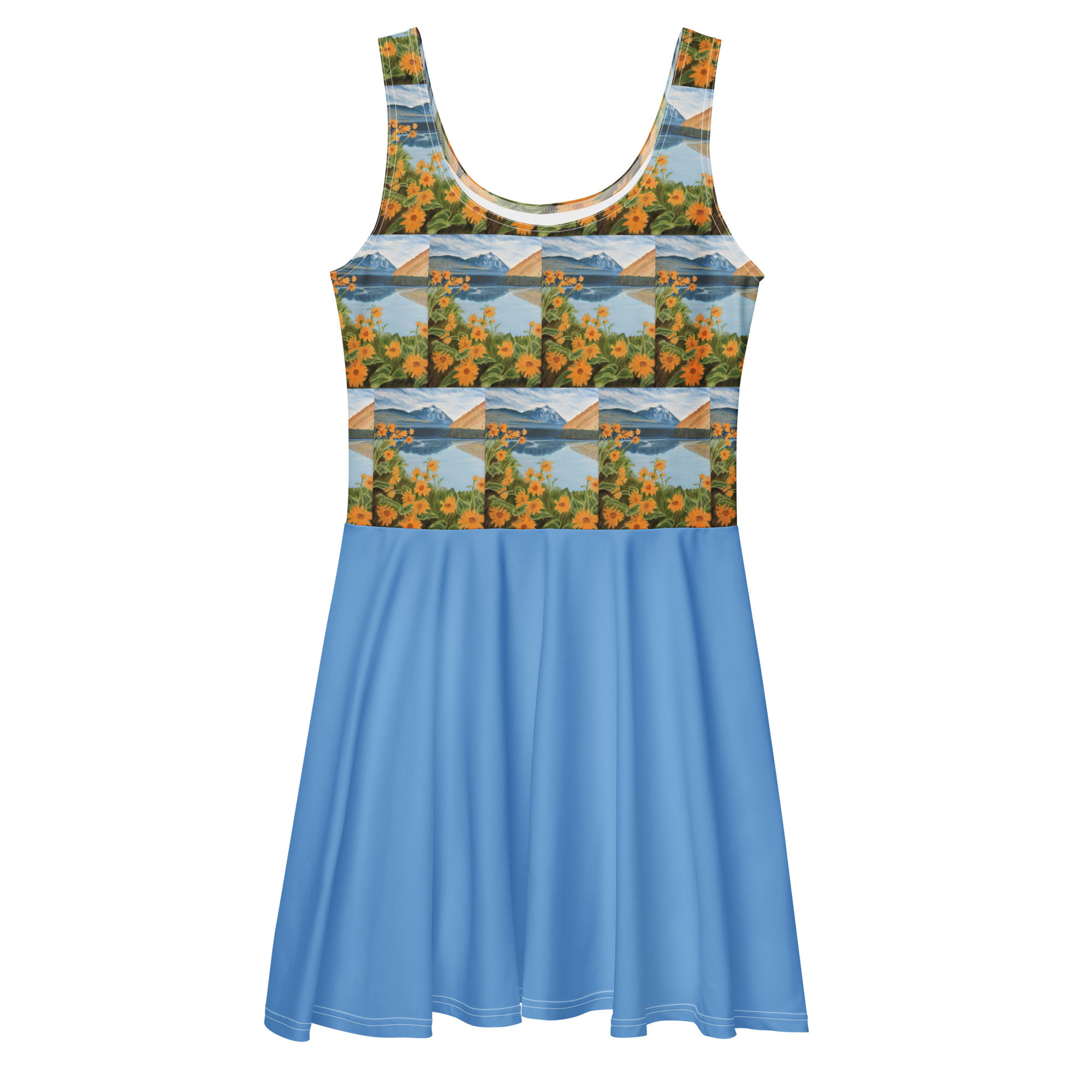 Sunflower Serendipity Skater Dress