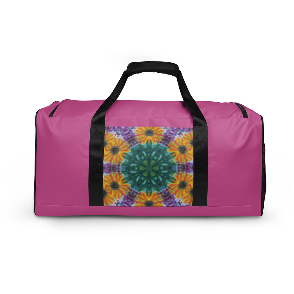 Miniatura: A Solitary Sunflower 1 Duffle bag