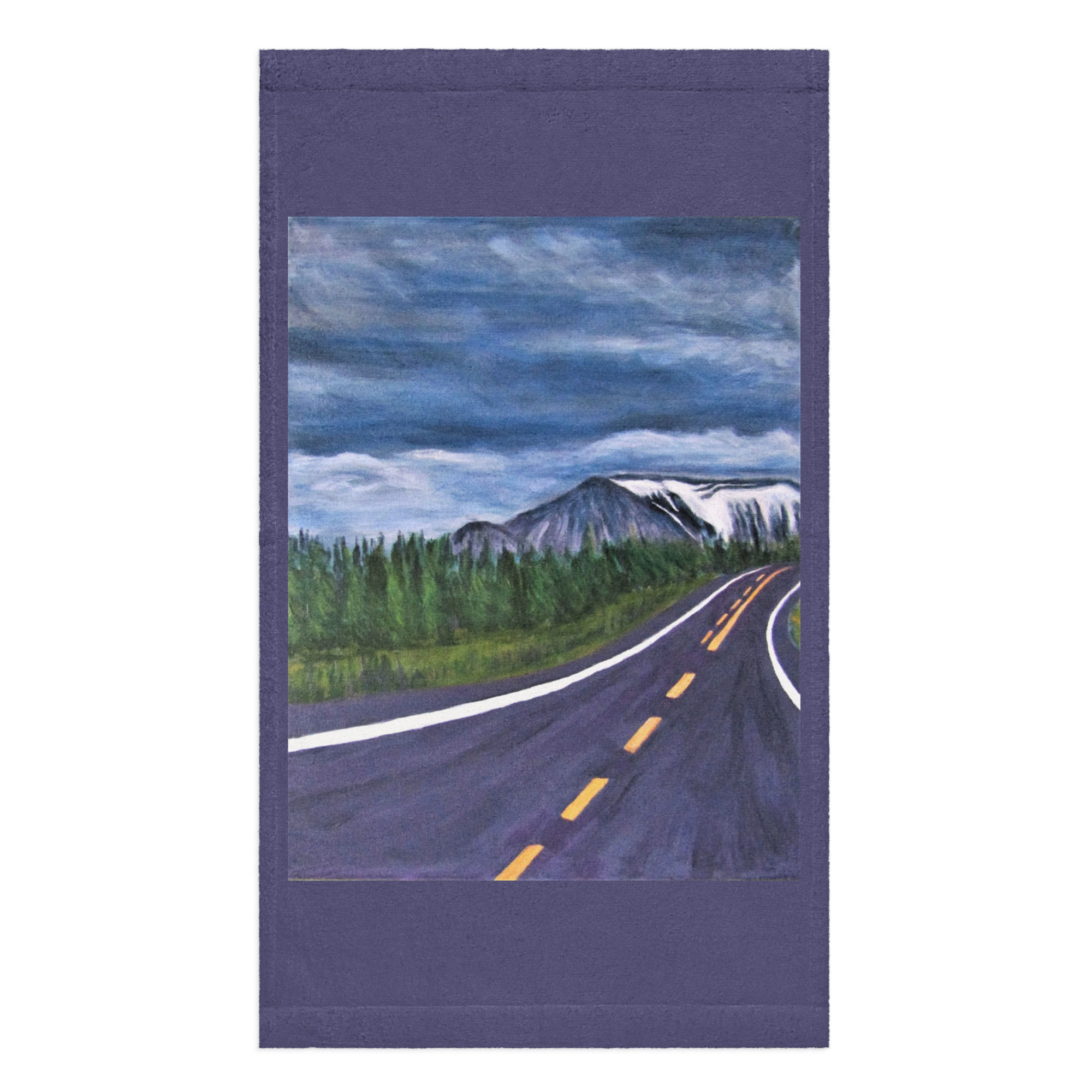 The Road Taken Hand towel