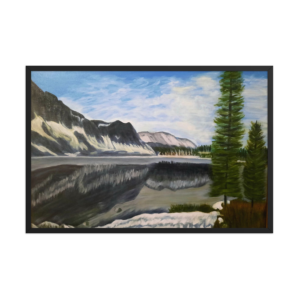 Miniatura: Lovely Lake Marie Framed poster
