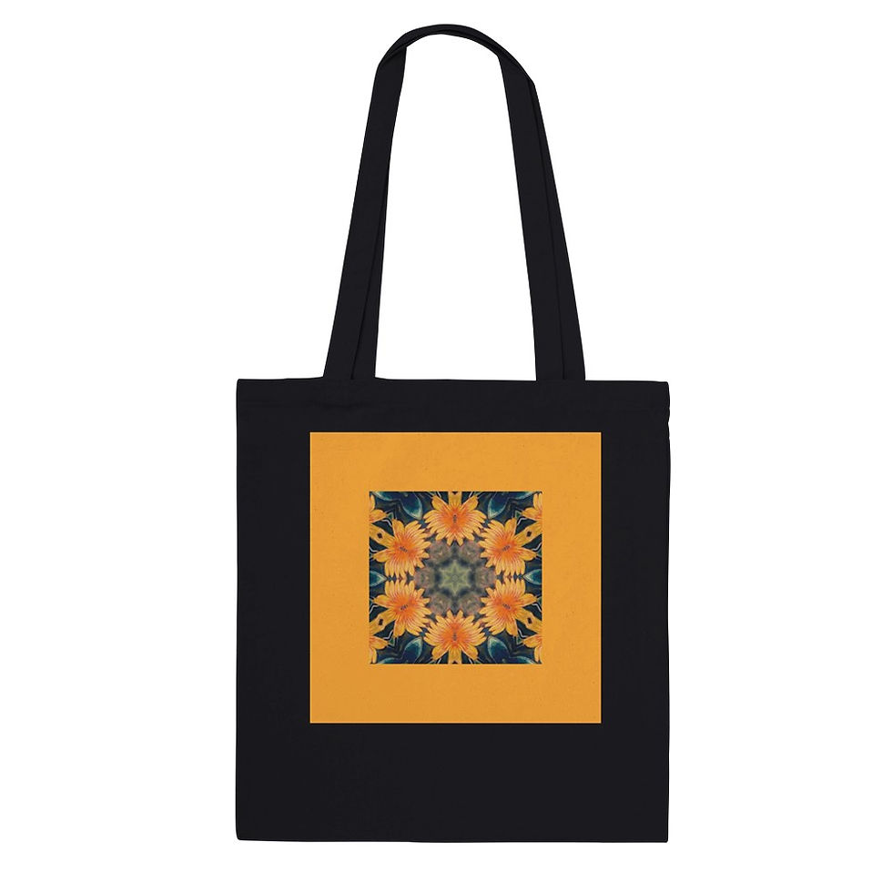 Thumbnail: A Solitary Sunflower 4 Classic Tote Bag White