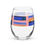 Thumbnail: Sunset over Snowy Range Stemless wine glass