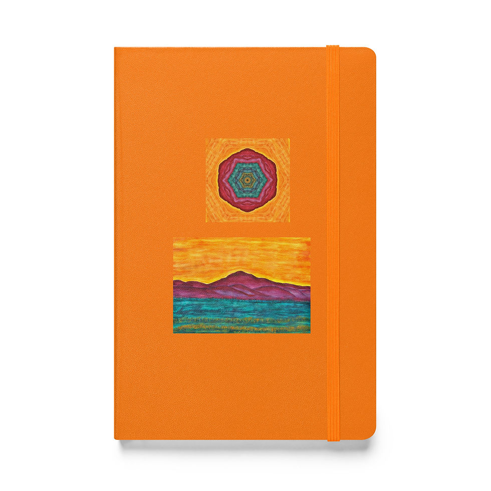 Miniatura: Laramie Peak Sunset Hardcover bound notebook